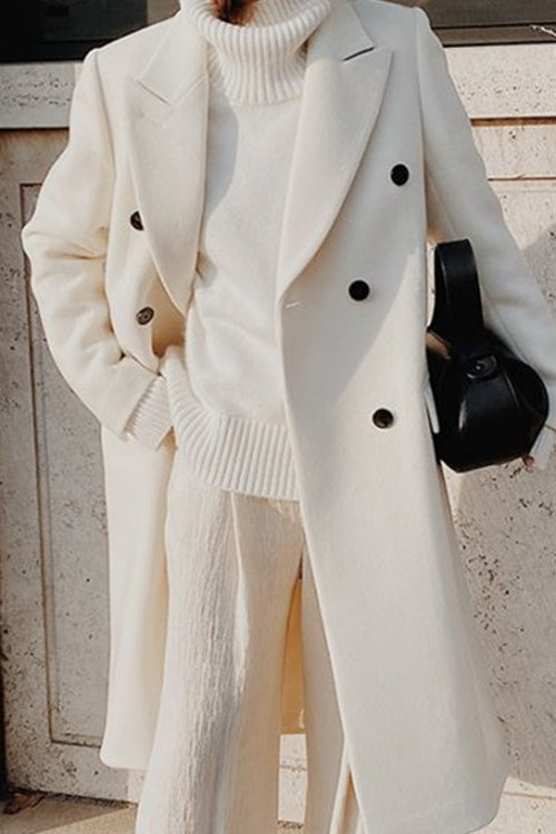 Slim Double-Faced Button Coat