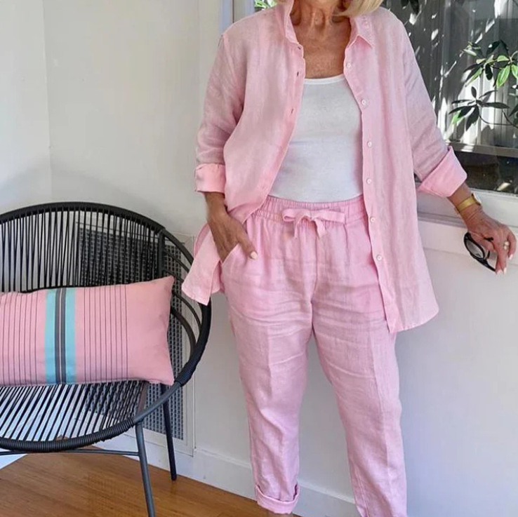 Elegant Pure Set - Refined Two-Piece Ensemble