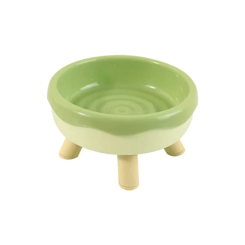 Elegant Round Pet Food Bowl for Stylish and Comfortable Feeding