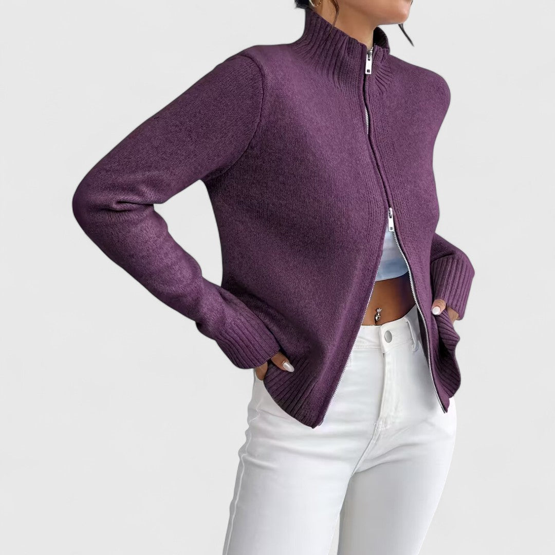 Lima - Reversible Cashmere Cardigan for an Elegant and Comfortable Style