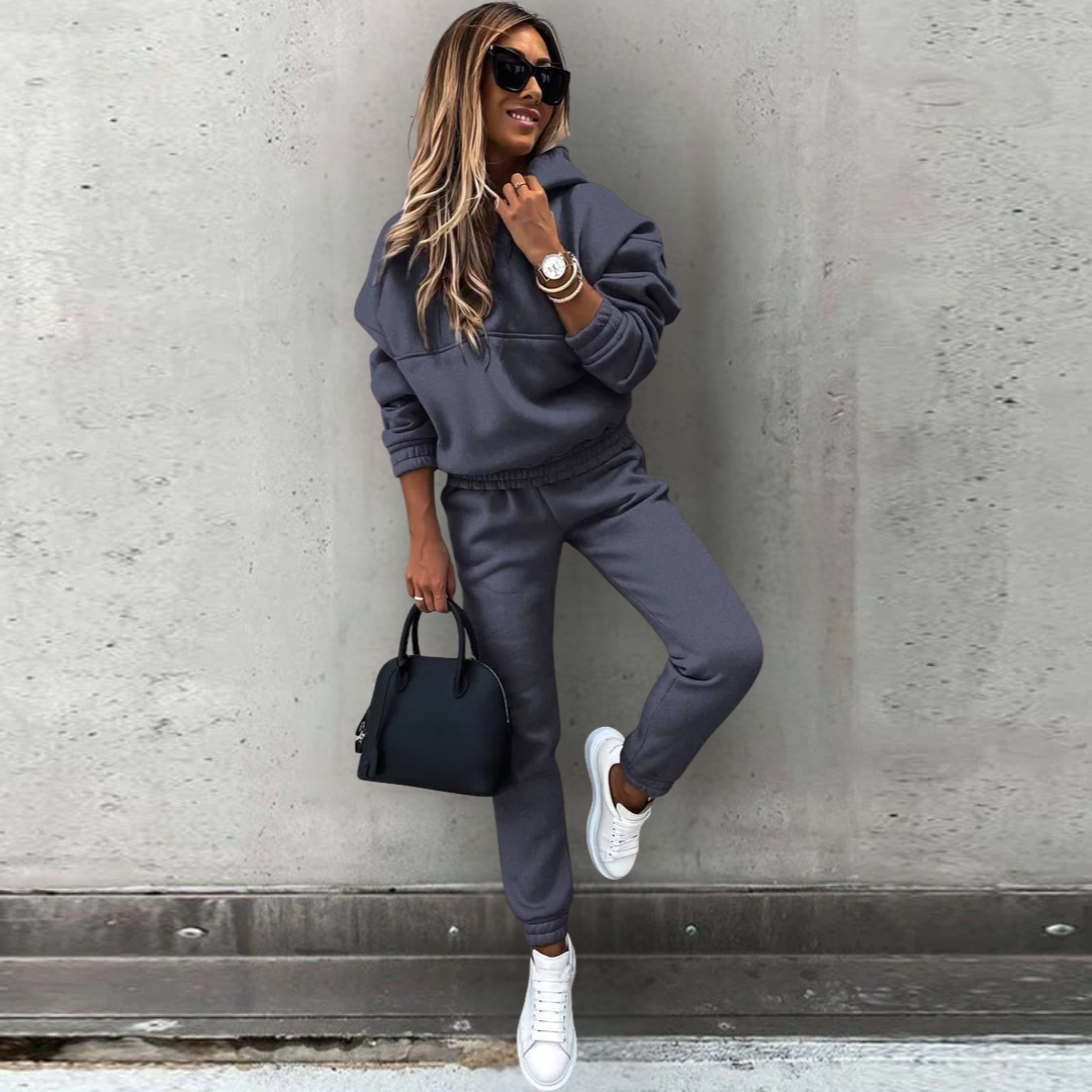 Natalie | Women's Tight Hooded Sweatshirt and Joggers Set