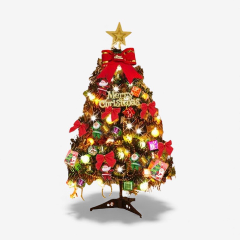 TwinkleTree - Charming Decorative Table Tree with Light Effects and Lovely Ornaments