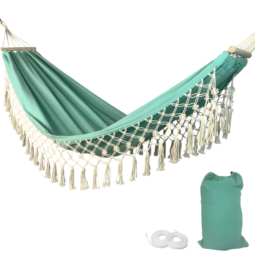 Velri - Luxe Comfortable Boho Cotton Hammock for Ultimate Relaxation