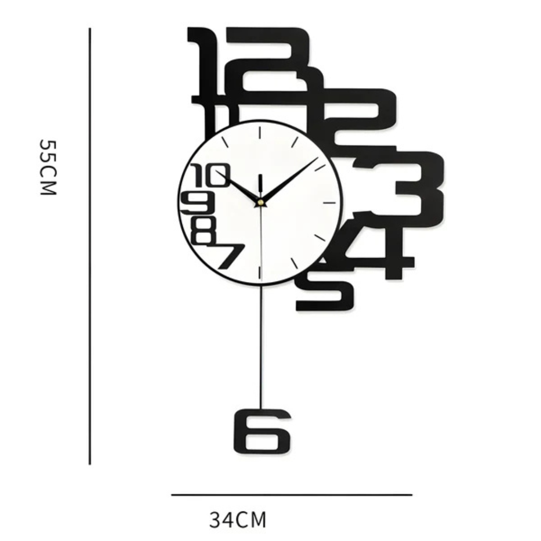 Aevum - Elegant and Modern Silent Wall Clock for a Stylish Home
