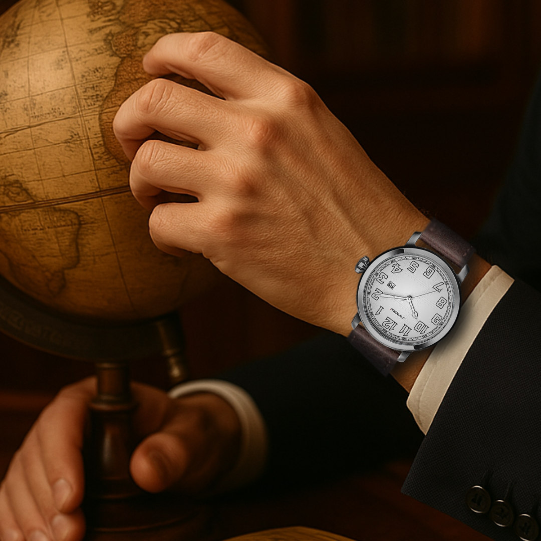 Watch with luxurious automatic movement for stylish precision