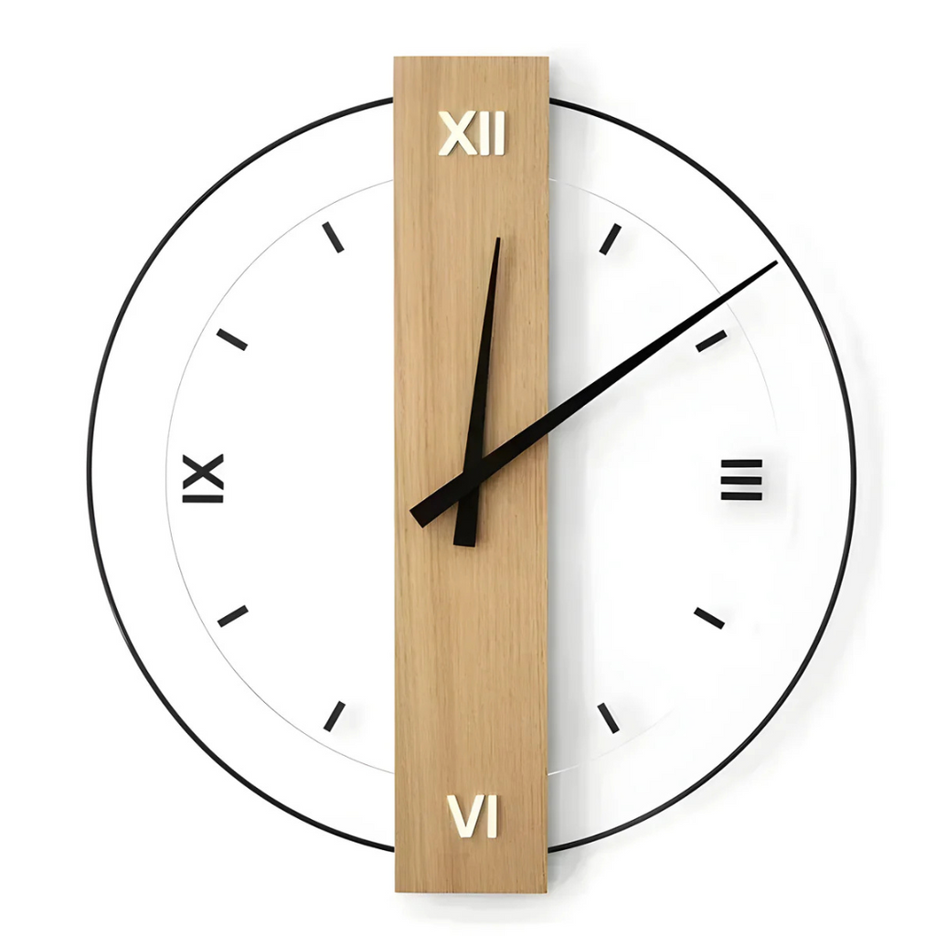 Aurra – Quiet Large Wall Clock for an Elegant Living Room Decor