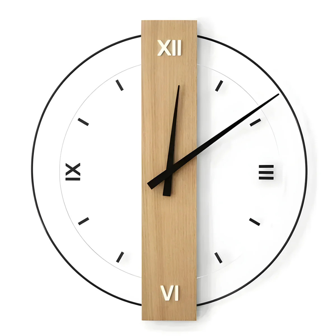Aurra – Quiet Large Wall Clock for an Elegant Living Room Decor