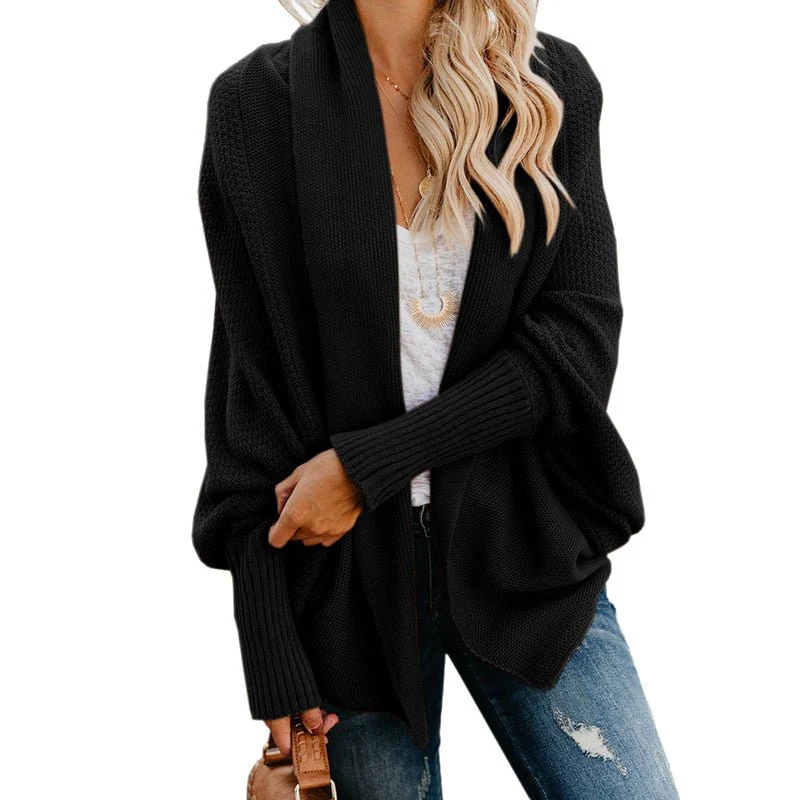 Women's Open-Front Knit Cardigan - Cozy, Lightweight Everyday Layer