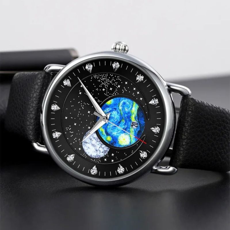 Elegant and Sophisticated Lunar Shine Mechanical Watch