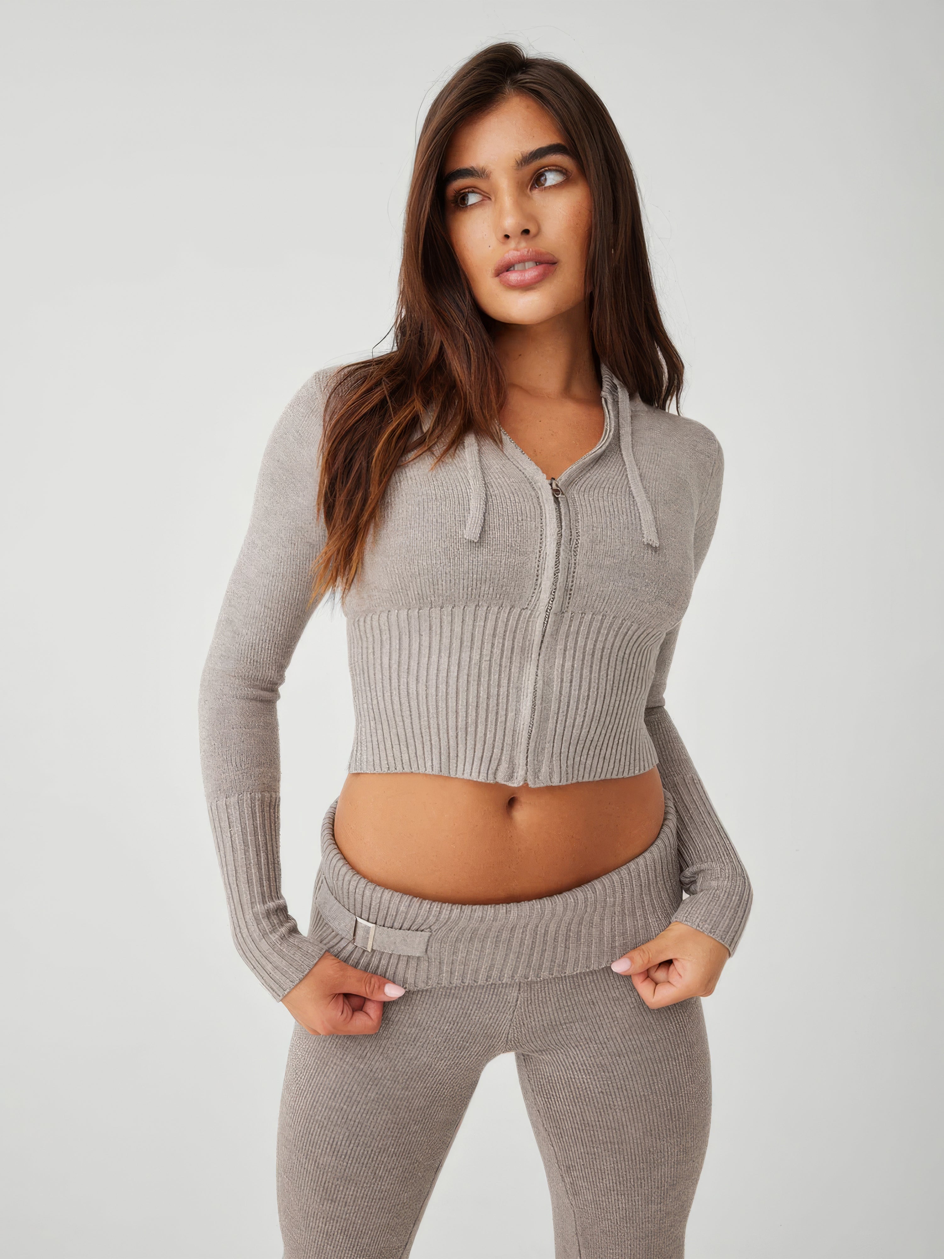 Luxurious Knit Winter Set for a Coordinated and Chic Look