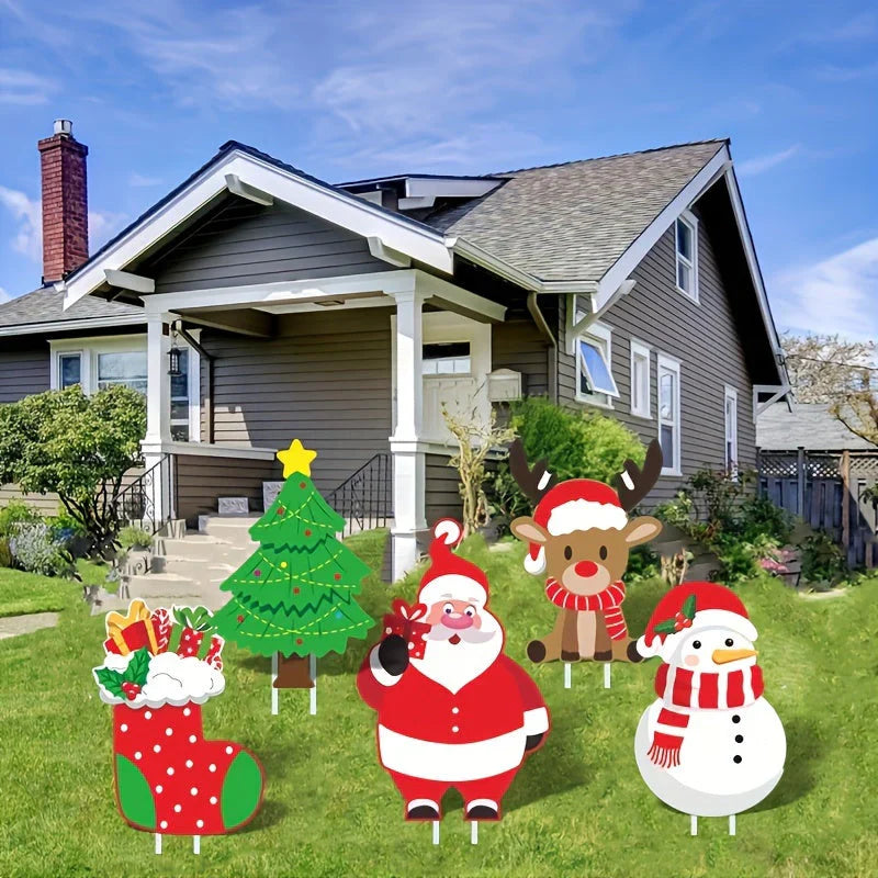 MerryShine - Festive Outdoor Christmas Signage for Cozy Gardens