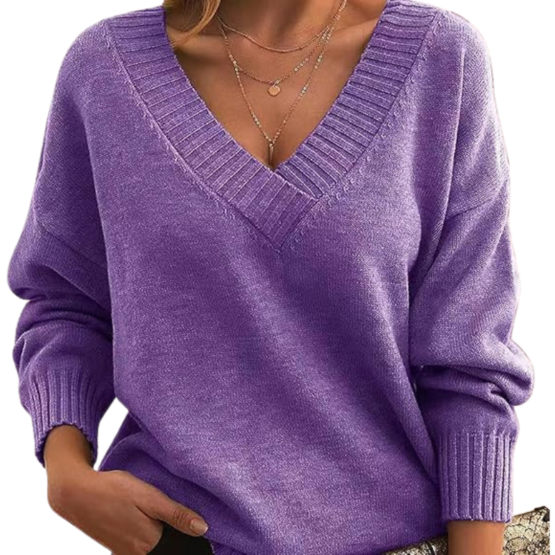 Ultra-Soft Lightweight V-Neck Sweater