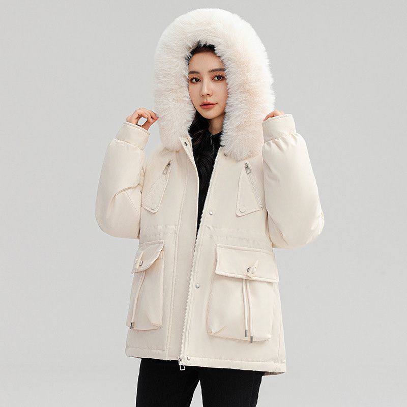 Sofia Couture Elegant Fur Parka for a Luxurious Look