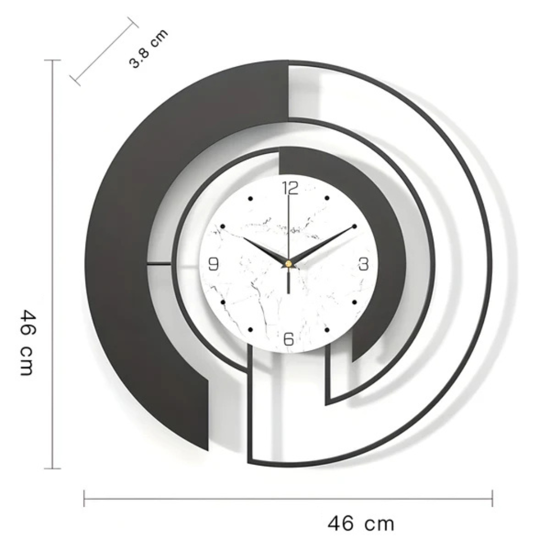 Arc - Elegant and Sleek Wall Clock for a Modern Interior