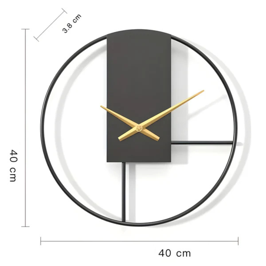 Aurum - Elegant Minimalist Wall Clock | Stylish and Calming Silent Design
