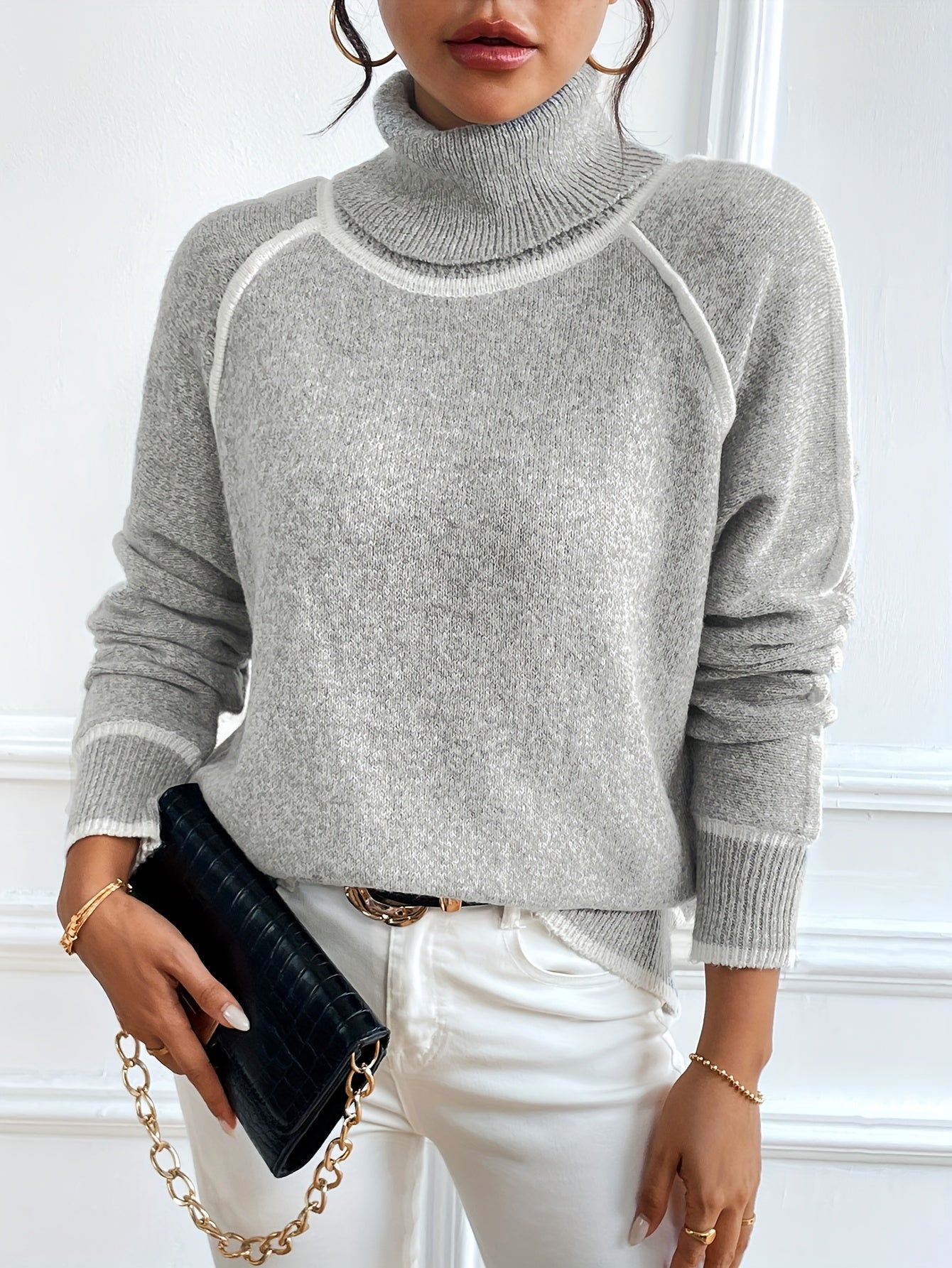 Aurora - Elegant and Warm Turtleneck Sweater for Cozy Winter Style