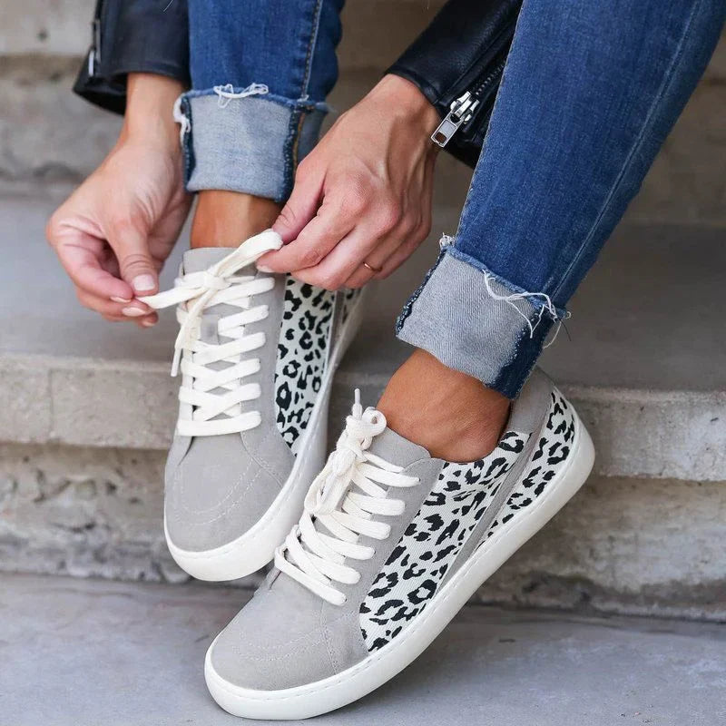Leopard Print Trendy Sneakers for a Bold Style