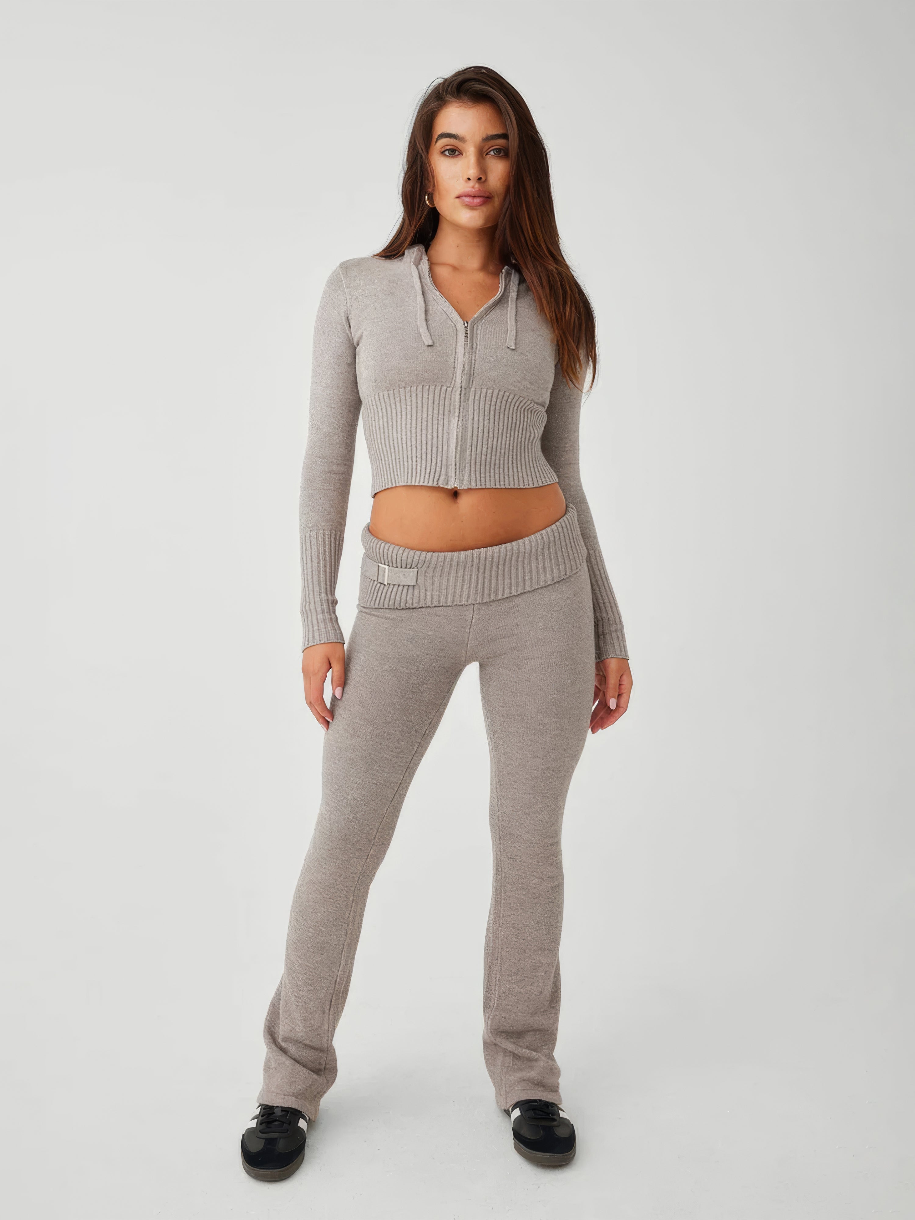 Luxurious Knit Winter Set for a Coordinated and Chic Look