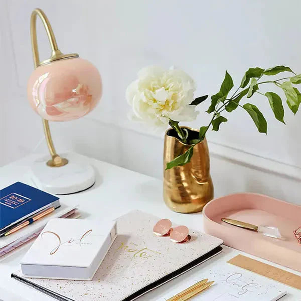 Funny Marshmallow Metal and Glass Table Lamp for Stylish Lighting