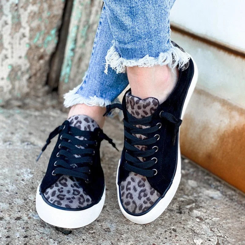 Leopard Print Trendy Sneakers for a Bold Style