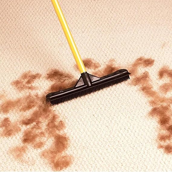 Versatile Pet Hair Remover with Natural Rubber for All Surfaces