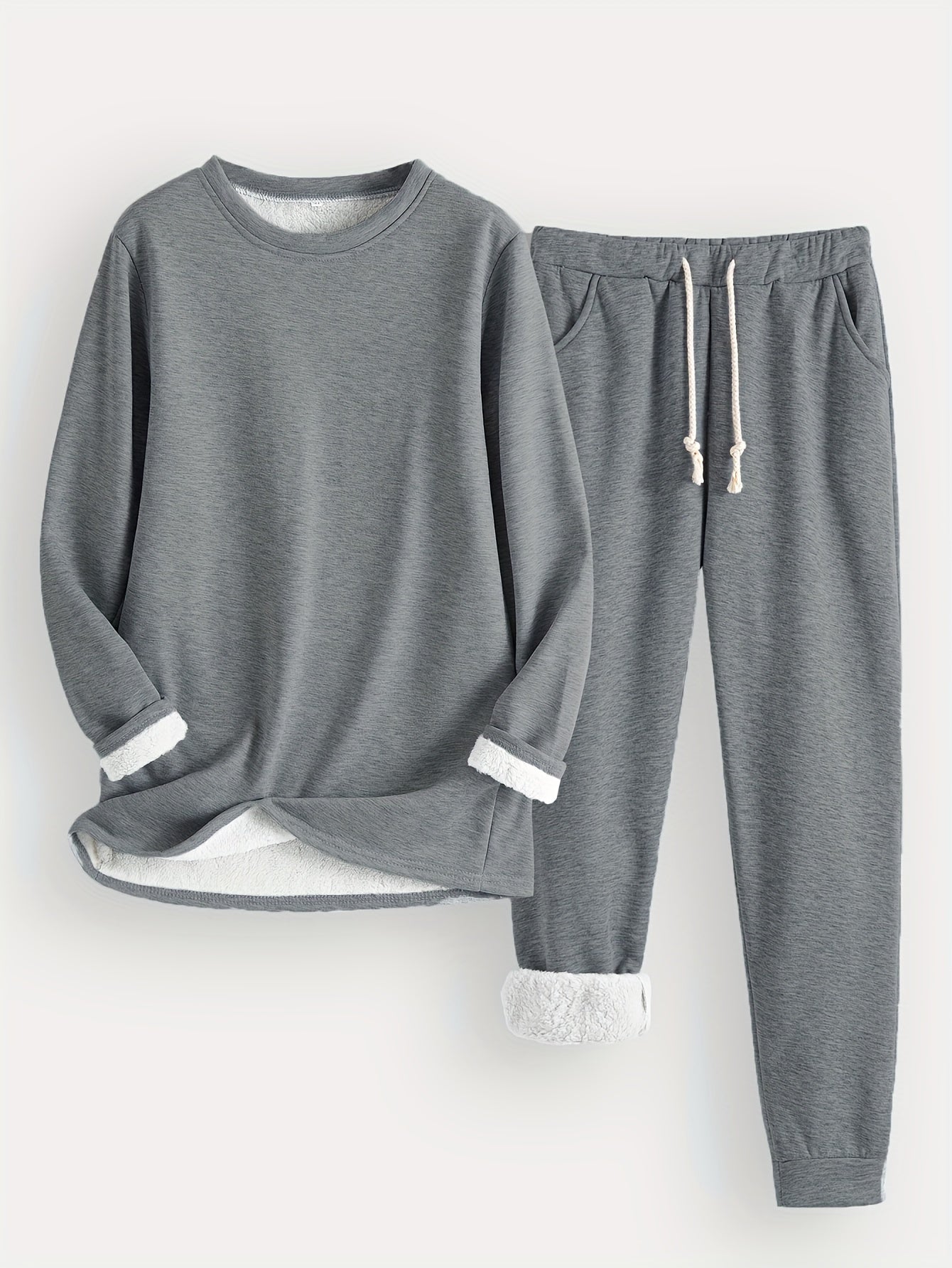 Two-Piece Relaxed and Comfortable Loungewear Set for Home