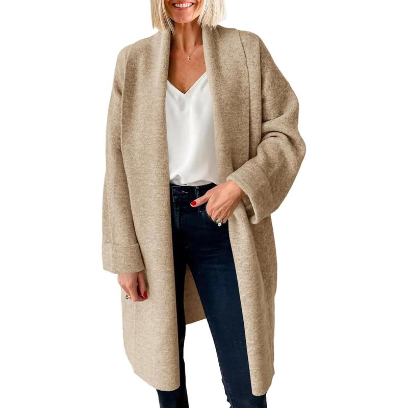 Ultra Cozy Chunky Knit Open-Front Cardigan - Oversized Longline