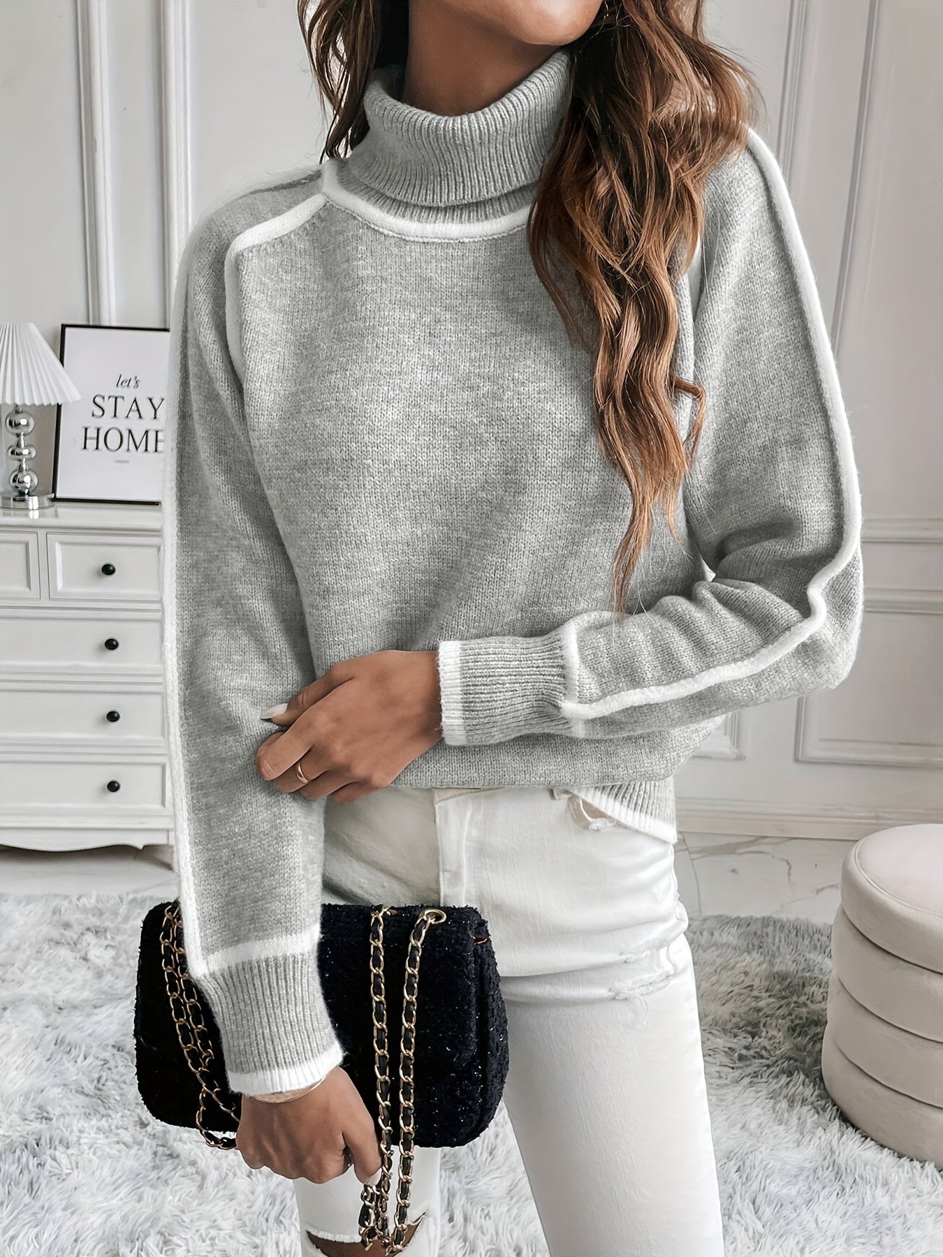 Aurora - Elegant and Warm Turtleneck Sweater for Cozy Winter Style