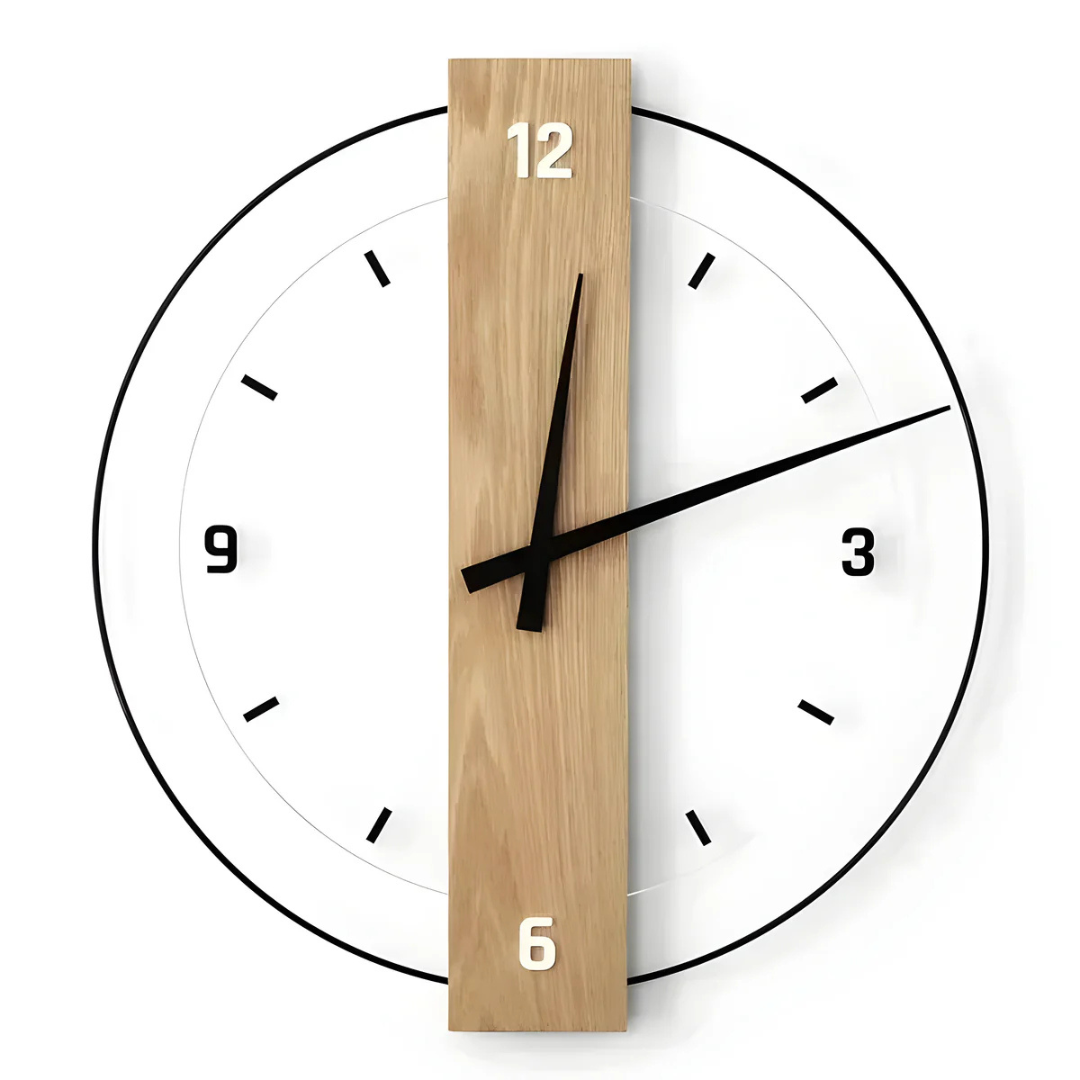 Aurra – Quiet Large Wall Clock for an Elegant Living Room Decor
