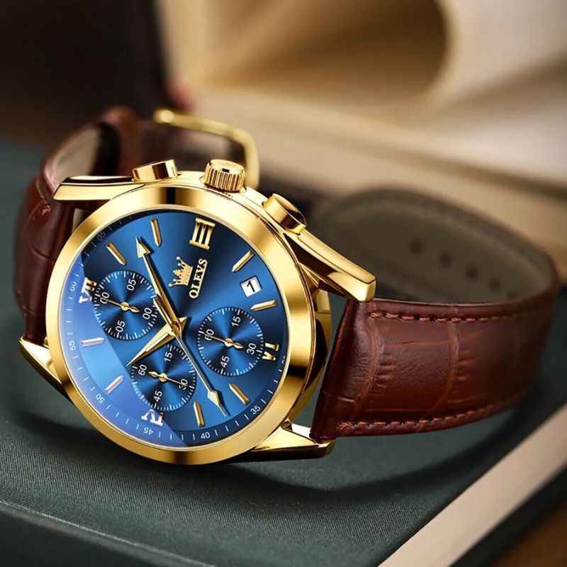 Luminous Quartz Chronograph Watch