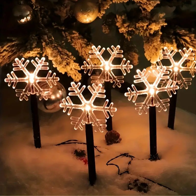 SnowGlow - Solar-Powered Path Light for Festive Outdoor Atmosphere