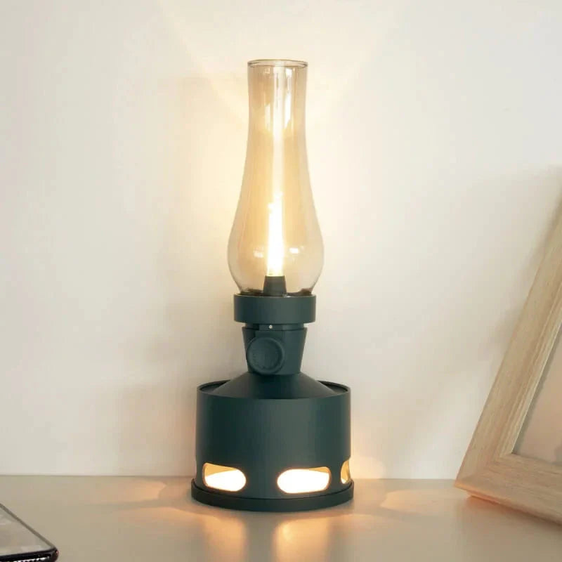 Vintage-Design Lantern with LED Lighting