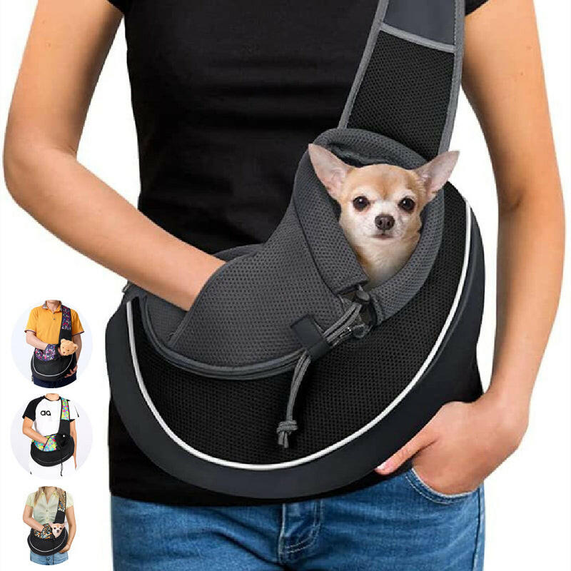 Animal Transport Bag with Ergonomic Design for Comfortable Travel of Dogs and Cats