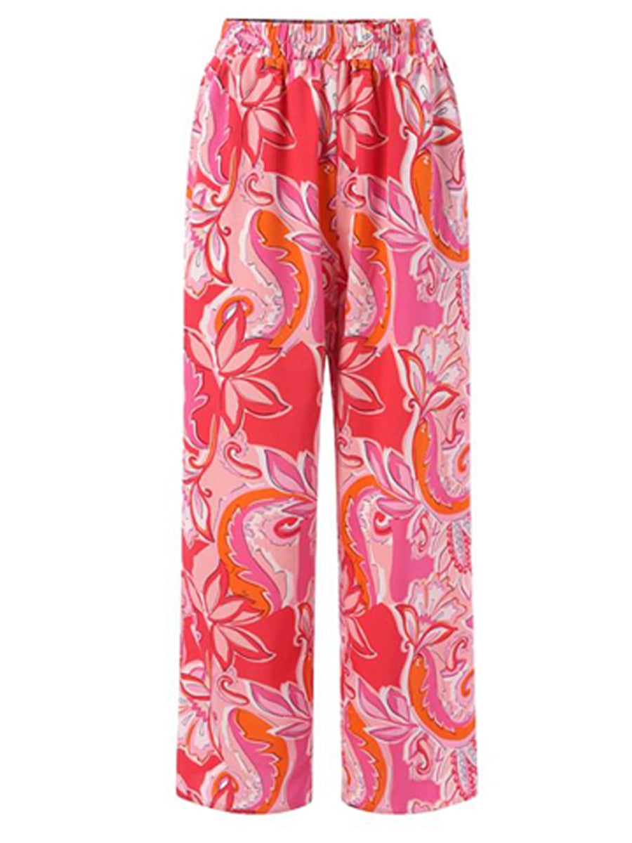 Stylish Casual Set with Print, Comfortable Two-Piece