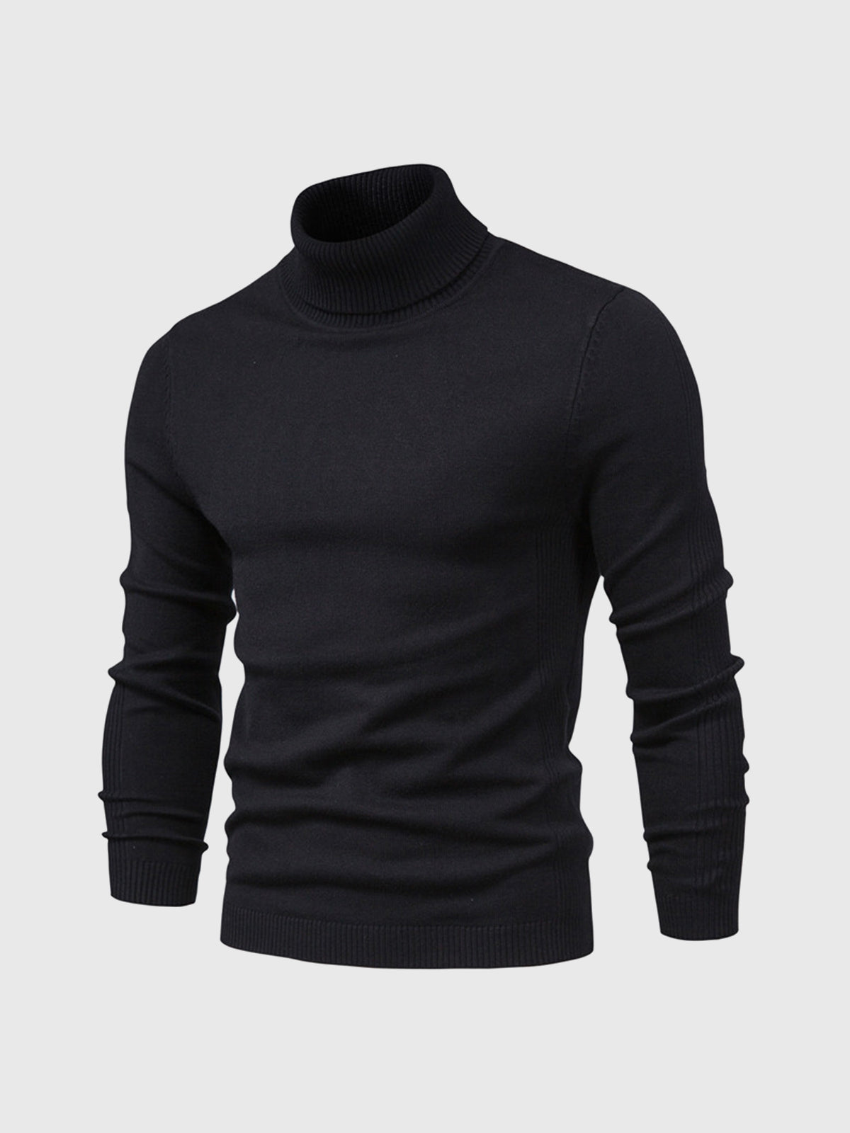 Men's Washable Turtleneck Sweater for Stylish Comfort