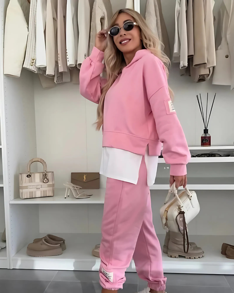 Matching comfortable tank top and pants set