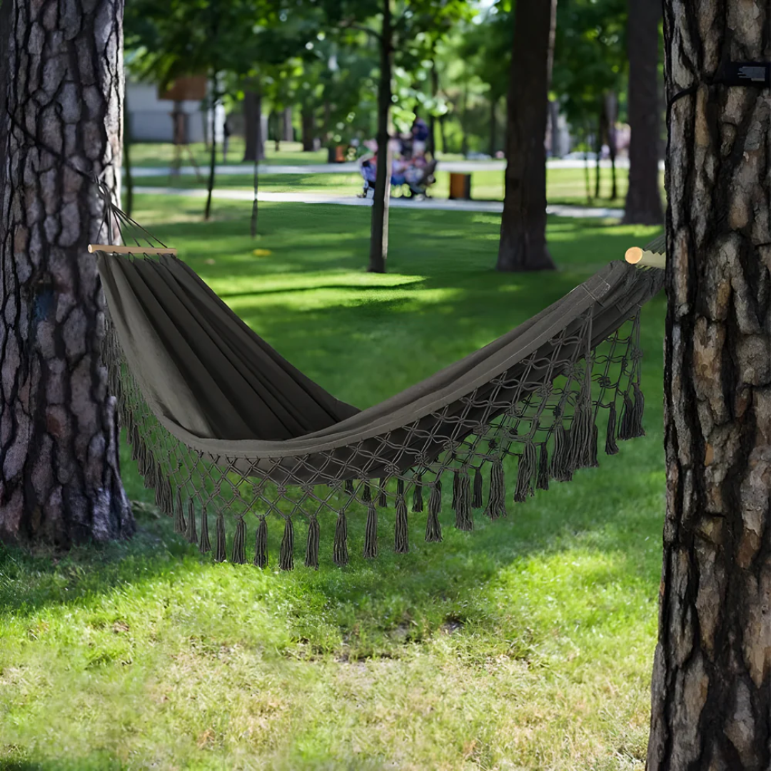 Velri - Luxe Comfortable Boho Cotton Hammock for Ultimate Relaxation