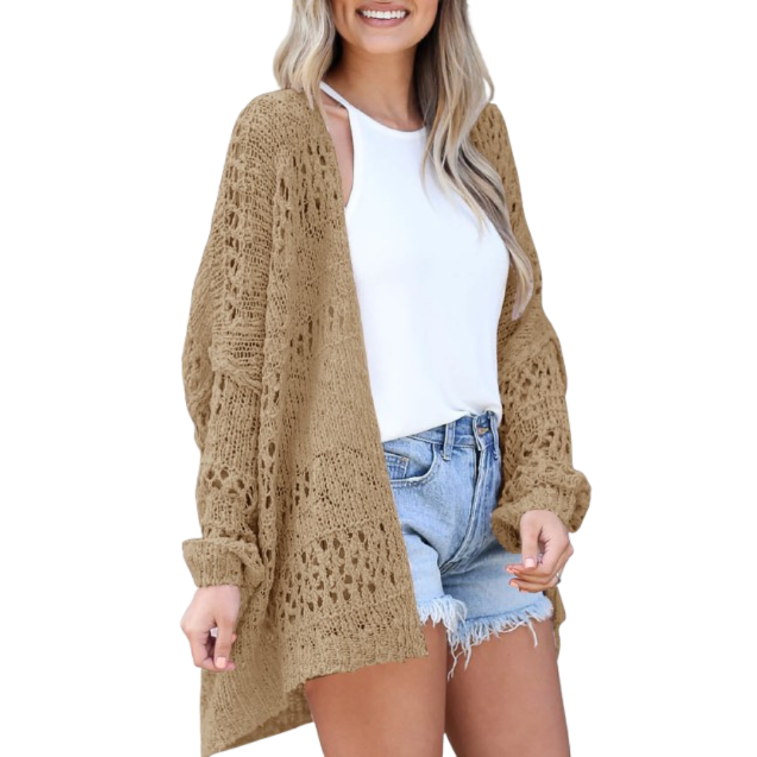 Lightweight Oversized Boho Summer Cardigan – Effortless, Airy Layering for Warm Weather