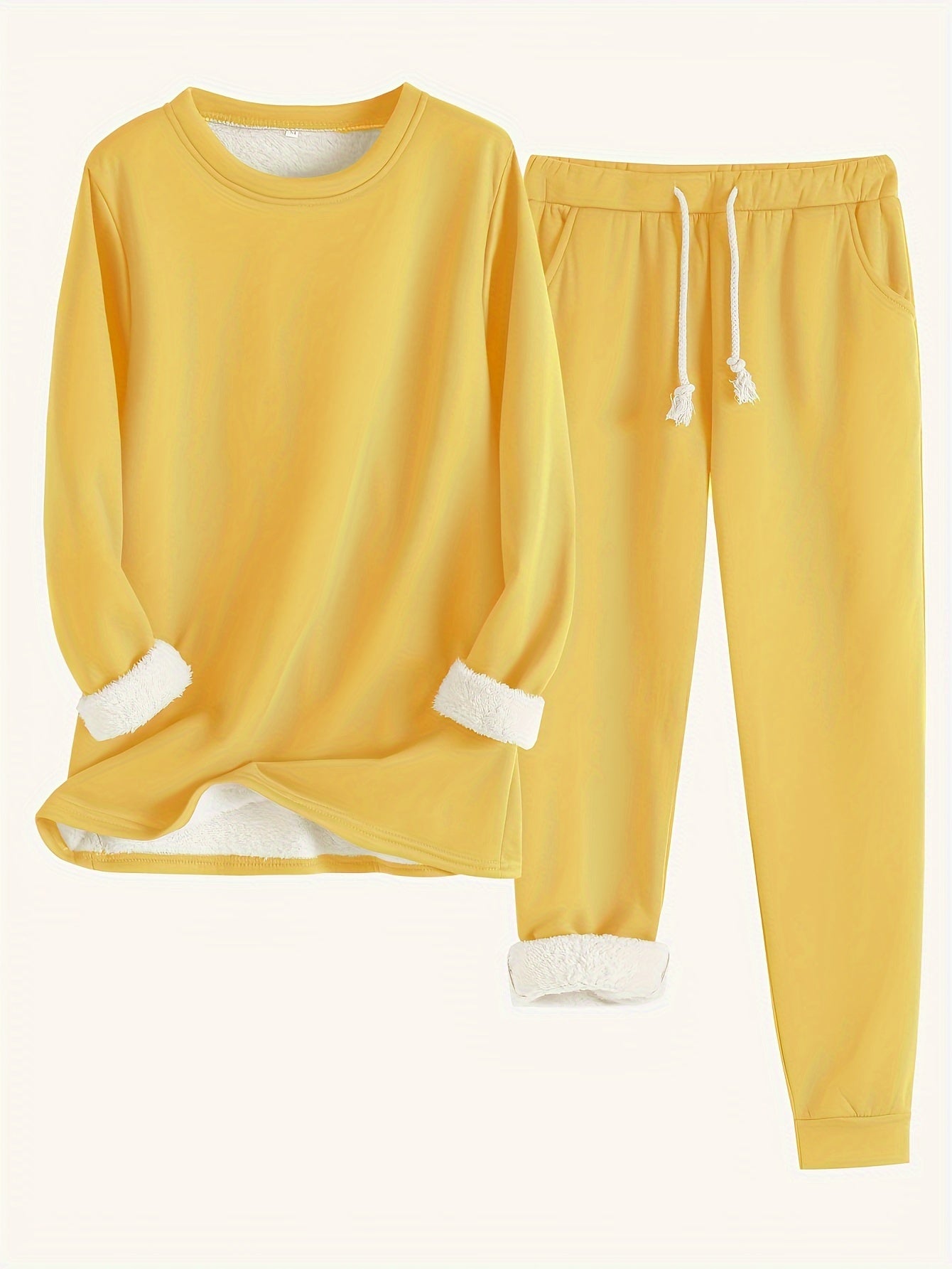 Two-Piece Relaxed and Comfortable Loungewear Set for Home