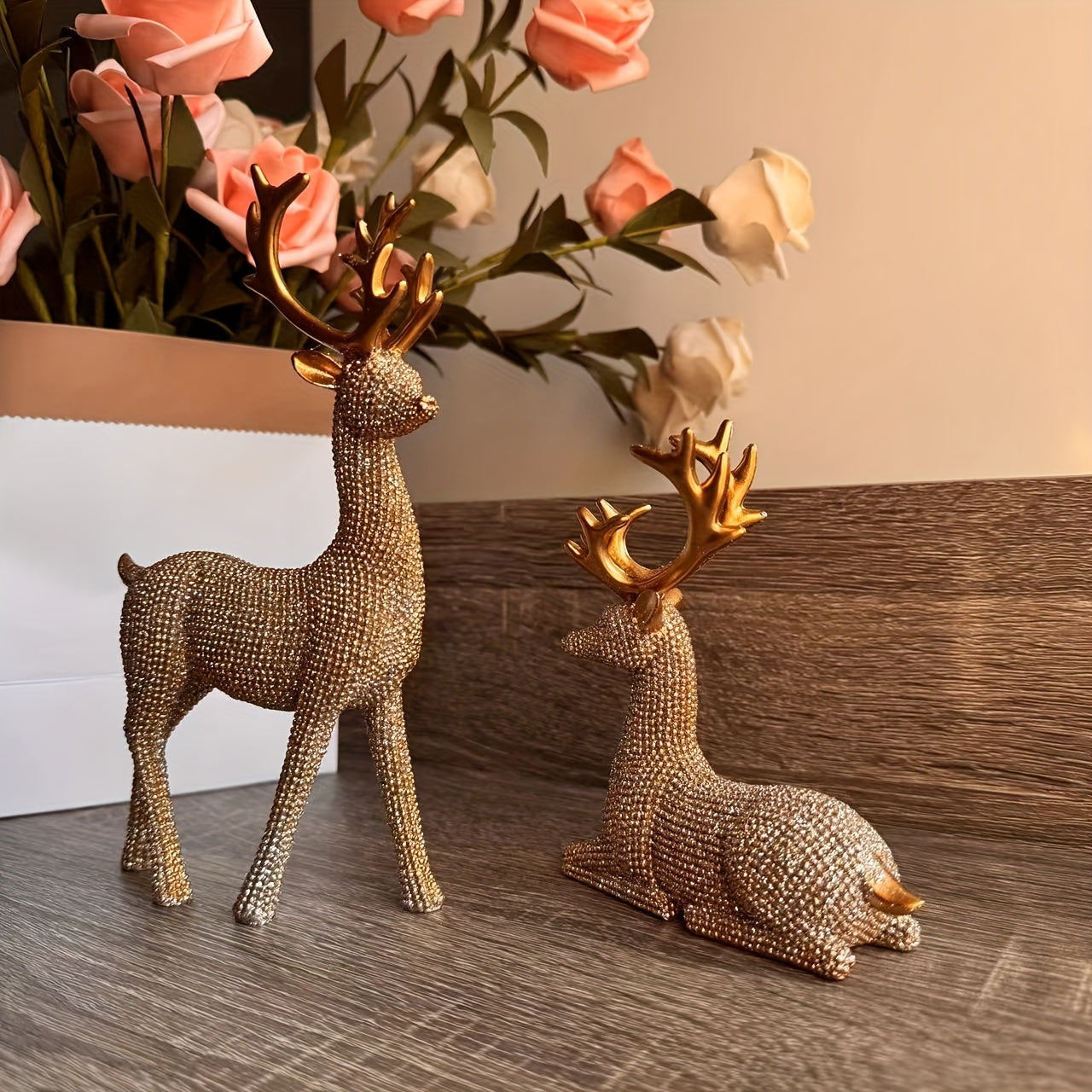 WinterGrove - Adorable Reindeer Duo for Magical Winter Landscapes