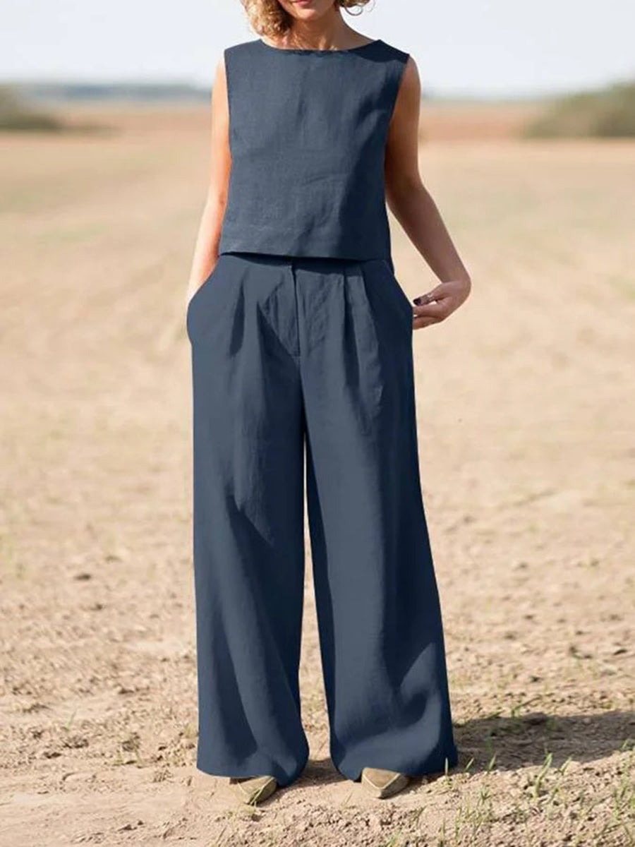 Simple Casual Two-Piece Set for Comfort and Style