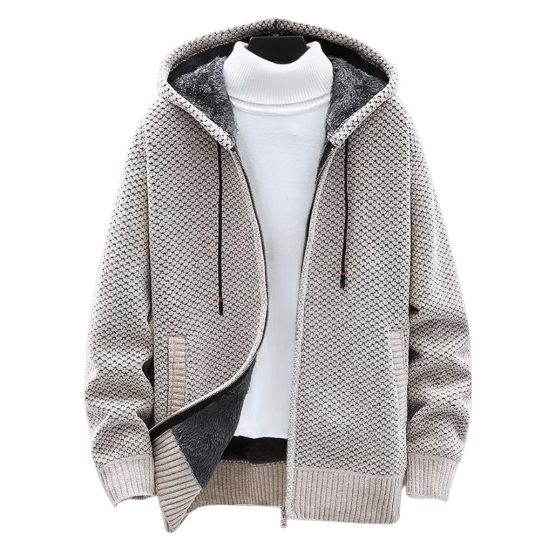 Lorent | Premium thermal-knit hoodie for warm comfort and modern style