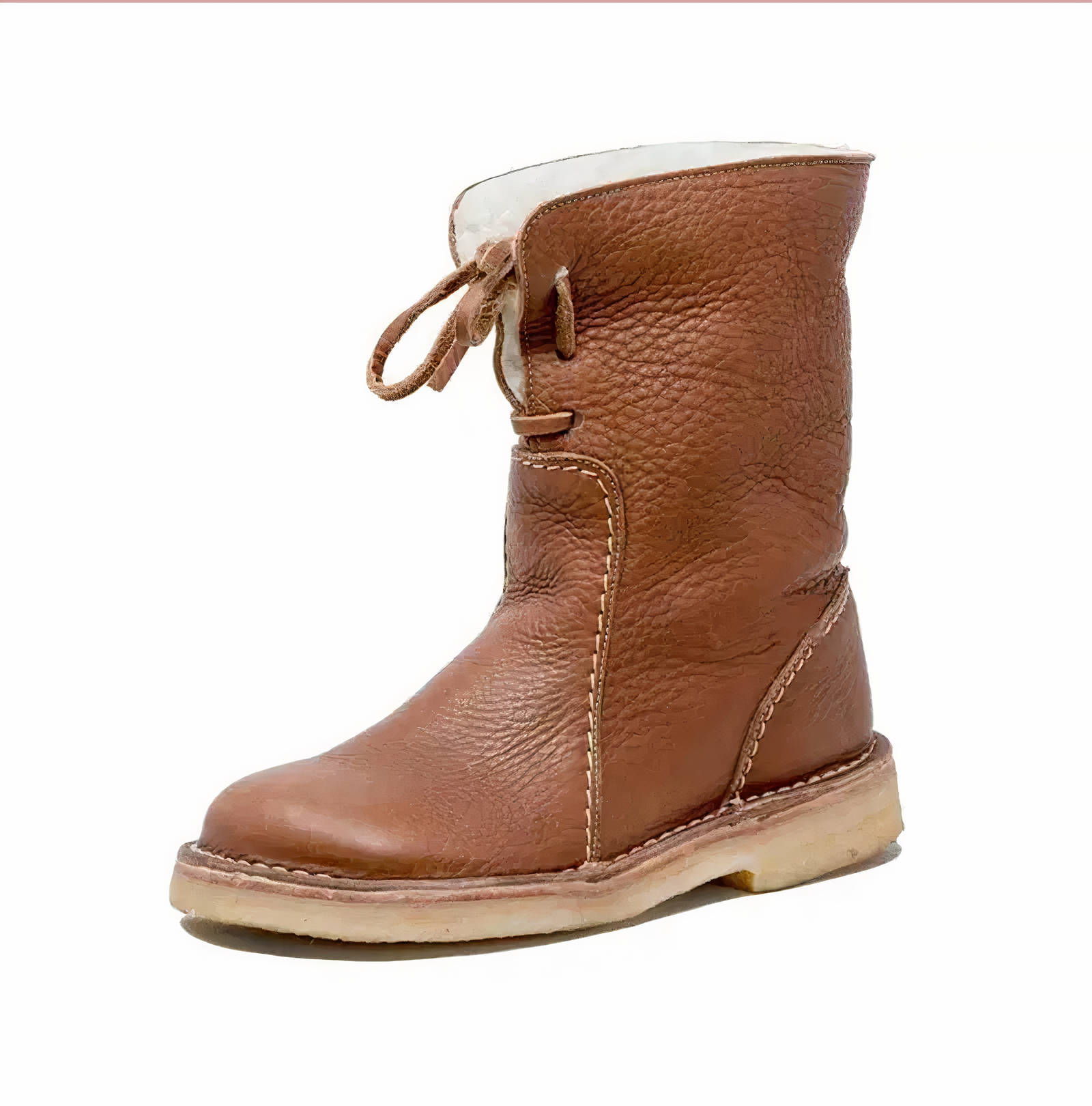 Women's Casual Leather Mid-Calf Boots — Timeless Style and Everyday Comfort