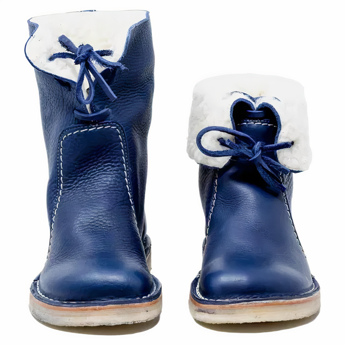 Women's Casual Leather Mid-Calf Boots — Timeless Style and Everyday Comfort