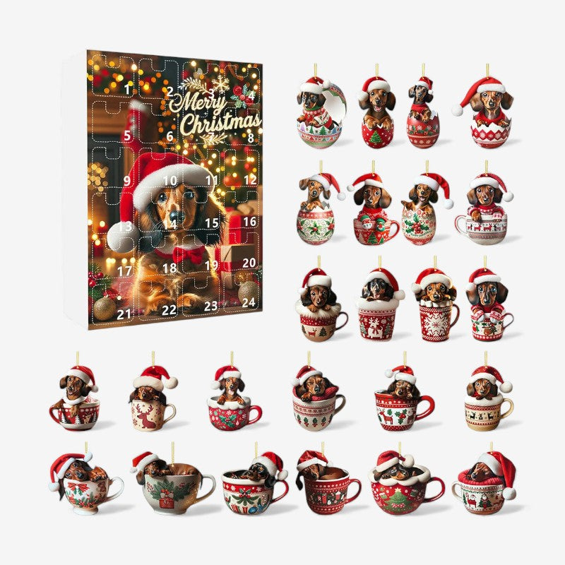 PupFest - Fun and Cute Dachshund Countdown Calendar for All Dog Lovers