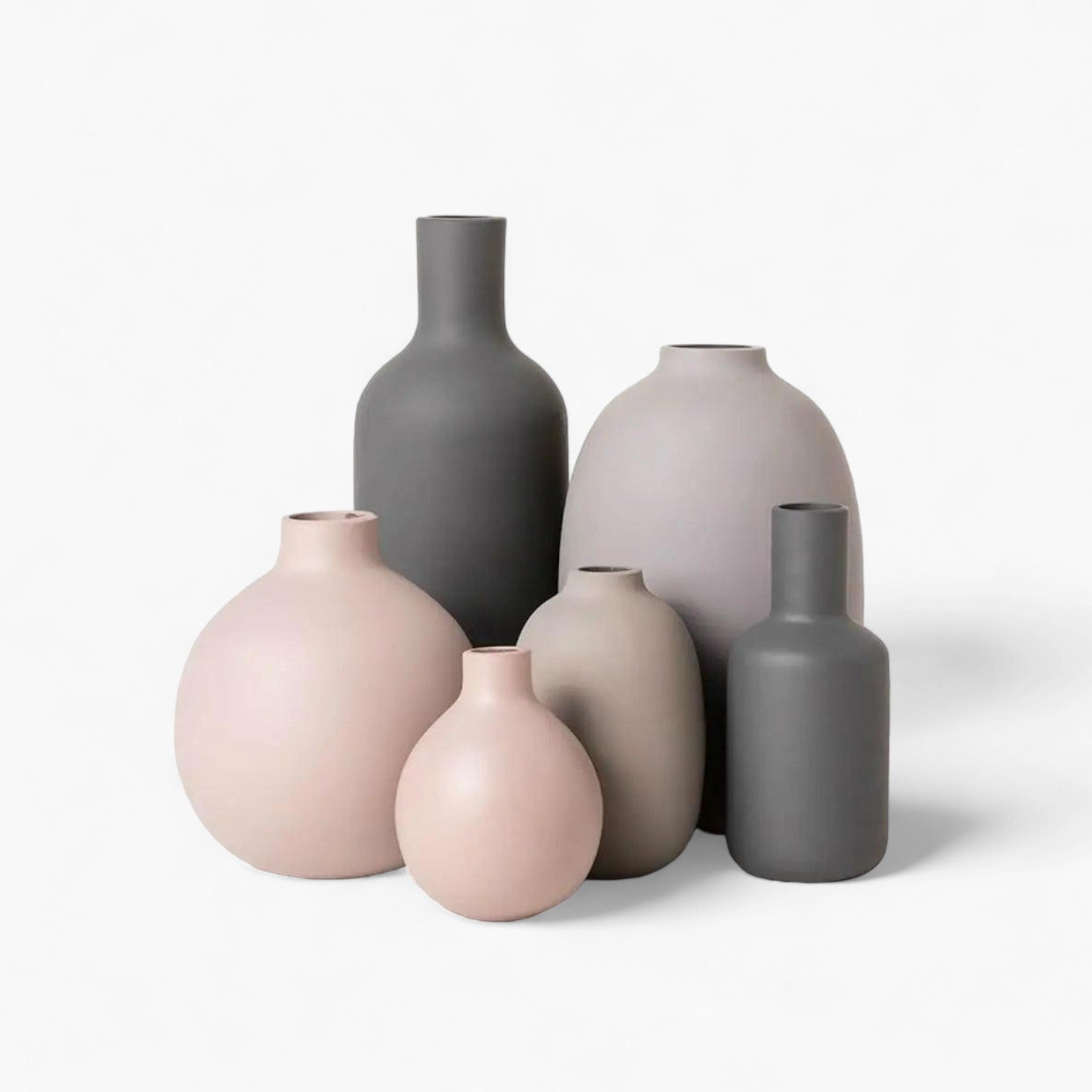 Modern Ceramic Vase Collection | Stylish and Colorful Elegance for Your Interior Decor