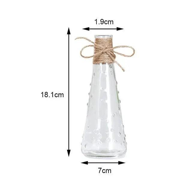 Minimalist Glass Vase - Elegant Table Decoration