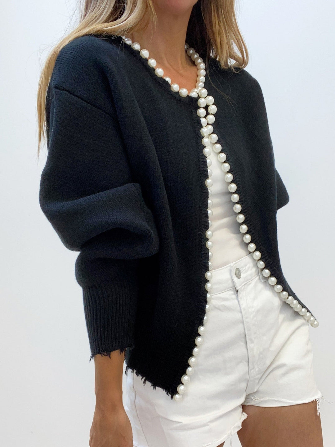 Kalina Elegant Pearl Cardigan for Stylish Chic