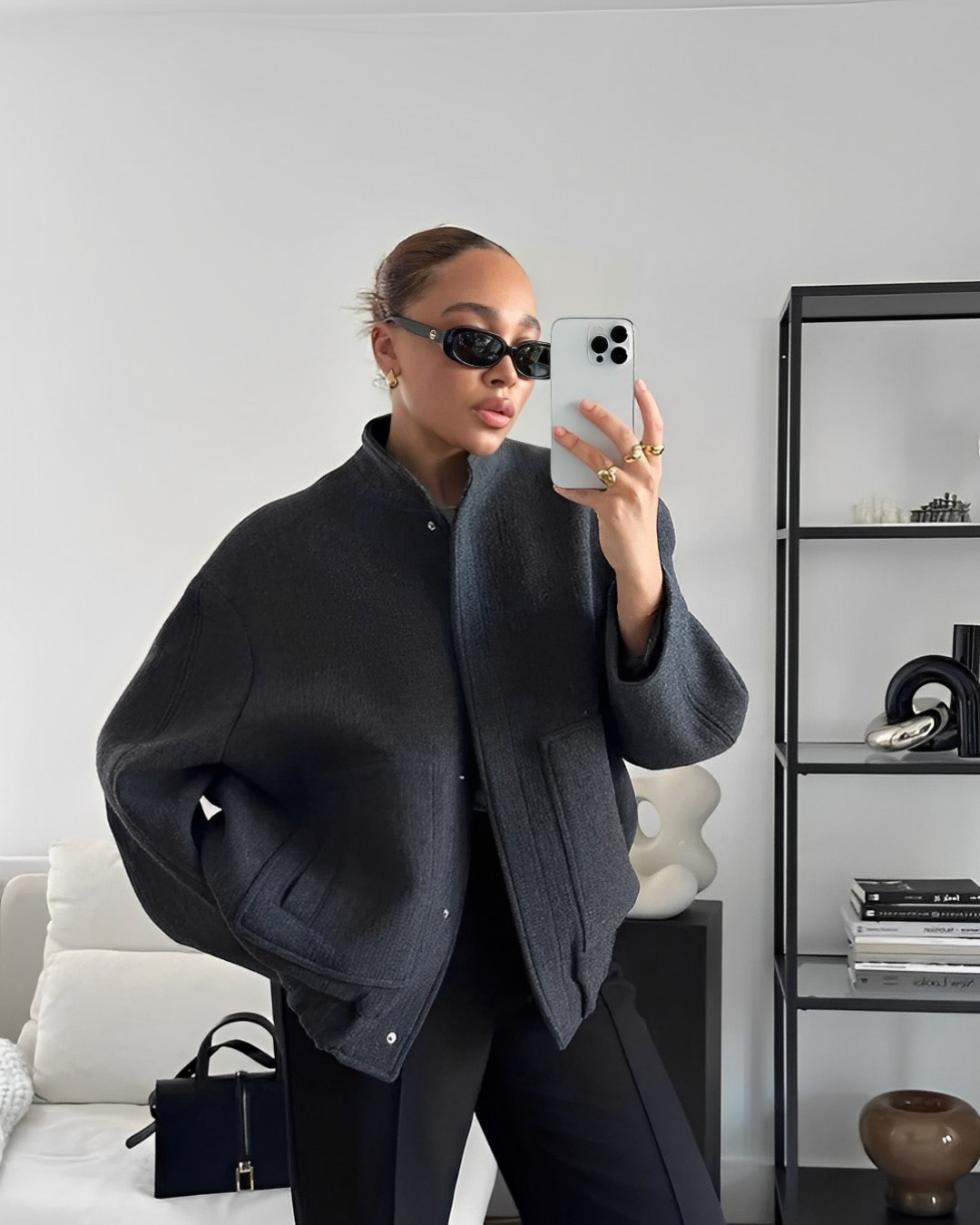 Elegant Autumn Bomber Jacket for a Casual Look | Comfortable Fit and Warm Fabrics