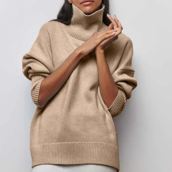 Amandine - Cozy and Stylish Oversized Turtleneck Sweater
